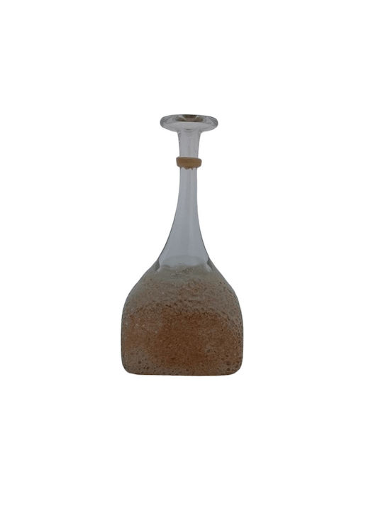 keleman Decorative Vase Glass Beige Y10cm