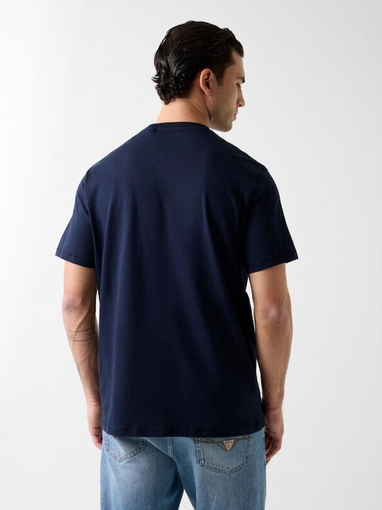 Guess T-shirt Σκούρο Μπλε