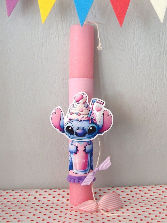 Lumanare de Paste Lilo și Stitch Rotundă (Διάφορα Σχέδια)