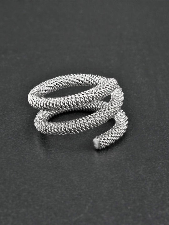 Emmanuela Handcrafted For You Ring Umwickelte Spirale 925er Silber Größe 48