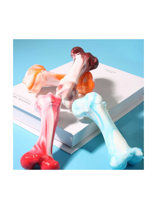 Uncle George Играчка Bone За Куче Chew Toy От Каучук Светлосин 1 Брой