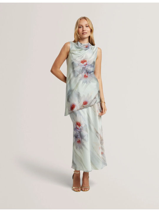 Ted Baker Bluză Damă Drapată Verde