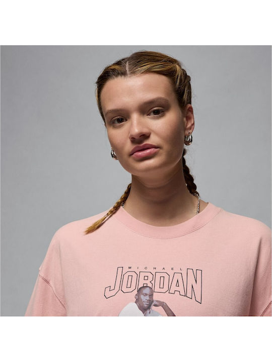 Women's Oversized T-shirt Pink Glaze