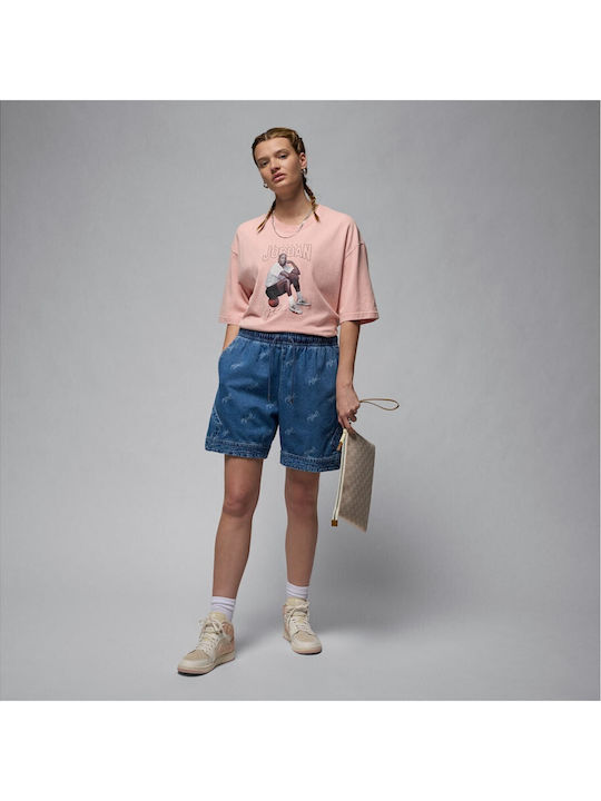 Women's Oversized T-shirt Pink Glaze