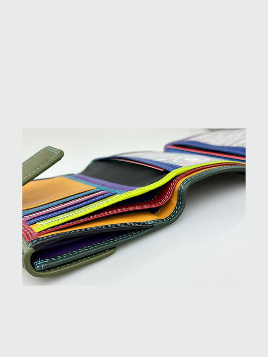 Large Leather Women's Wallet Green