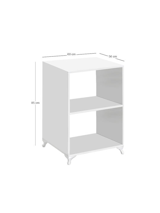 Nadine Floor Kitchen Cabinet White 60x56x85cm