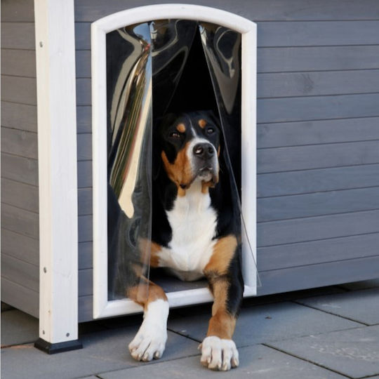 Kerbl Large Wooden Dog House with Door for Indoor & Outdoor Use