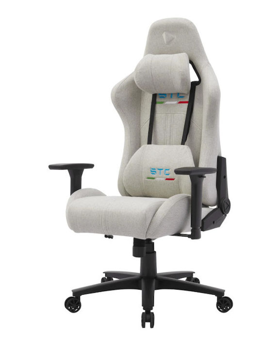 Onex STC Snug Stoff Gaming Stuhl mit Verstellbaren Armlehnen Elfenbein