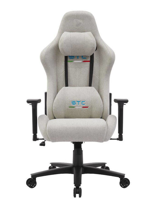 Onex STC Snug Stoff Gaming Stuhl mit Verstellbaren Armlehnen Elfenbein