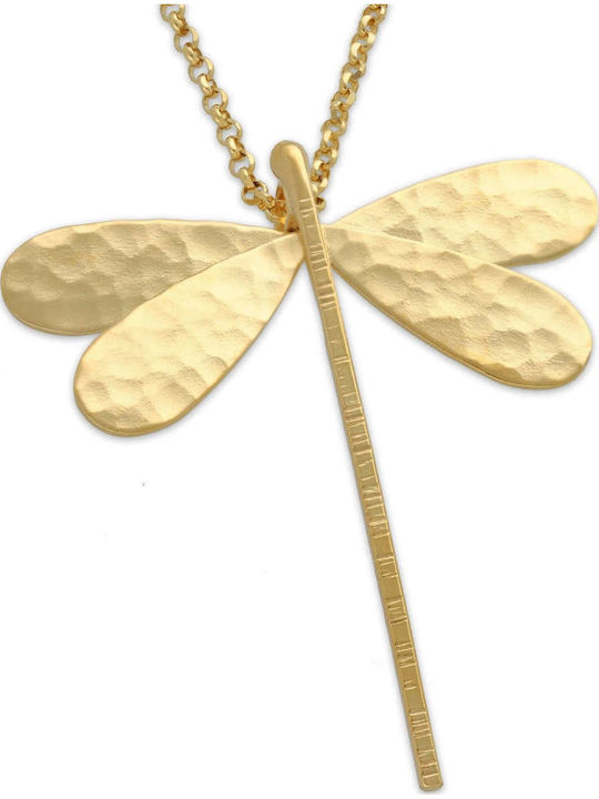 Hängende Charms Libelle Handgefertigt Silber 925 Kette 45cm