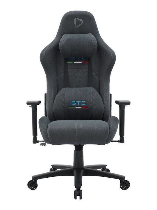 Onex STC Snug L Series Υφασμάτινη Καρέκλα Gaming με Ρυθμιζόμενα Μπράτσα Graphite