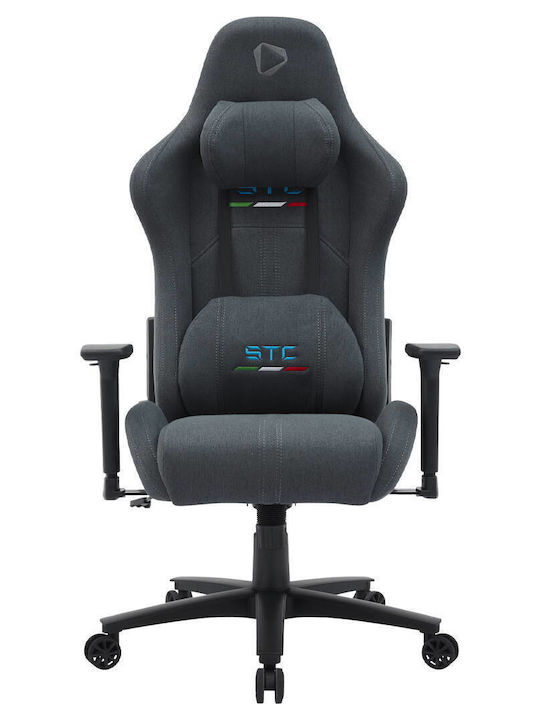 Onex STC Snug L Series Υφασμάτινη Καρέκλα Gaming με Ρυθμιζόμενα Μπράτσα Graphite