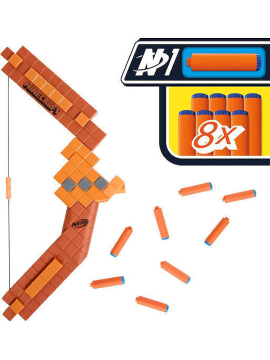 Παιχνιδολαμπάδα Nerf Τόξο N Series Minecraft για 8 Ετών Hasbro