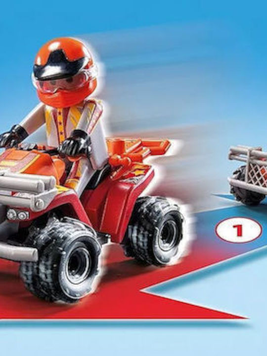 Action Heroes Ακροβατικά Με Γουρούνα & Μηχανή Playmobil