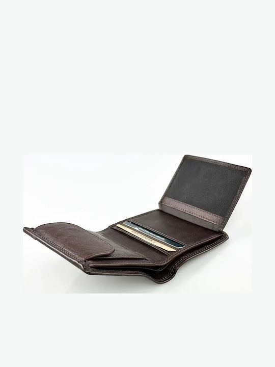 Deri Herrenbrieftasche Braun
