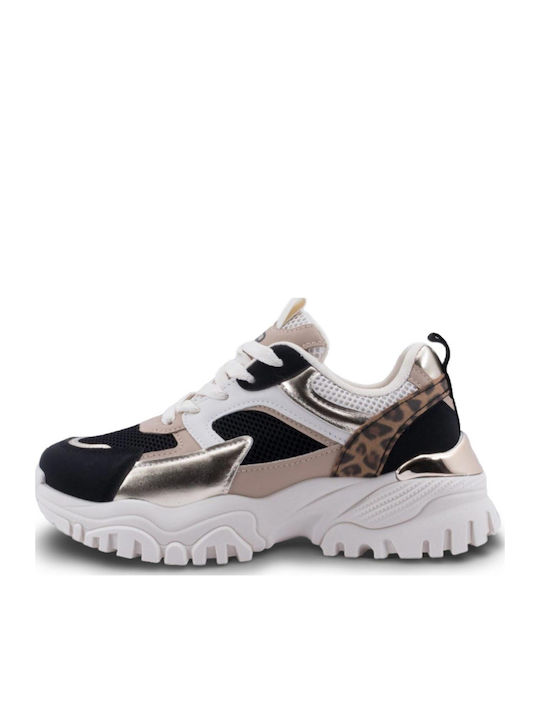 Damen Chunky Sneakers Schwarz