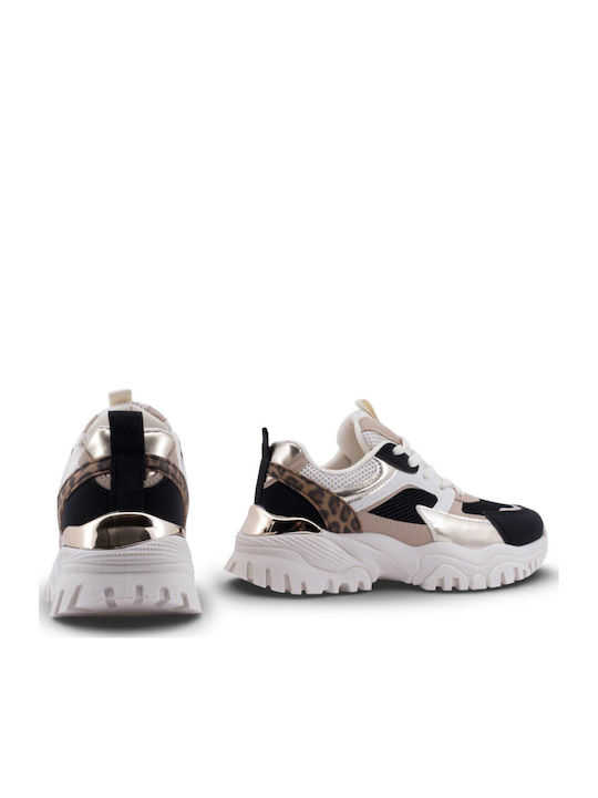 Damen Chunky Sneakers Schwarz