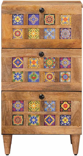 Μπουφές από Ξύλο με Συρτάρια Καφέ 40x33.5x75cm