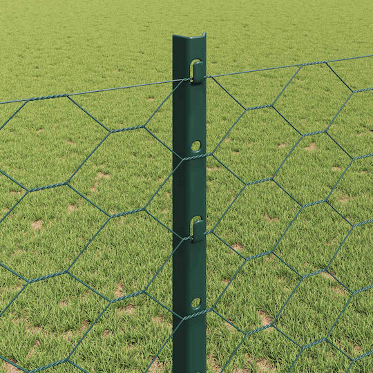 vidaXL Plasă de Sârmă Set Verde 1.2x25m
