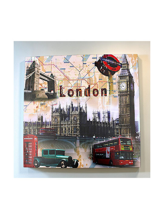 Cadru Decorativ Din Lemn Londra 2dis70