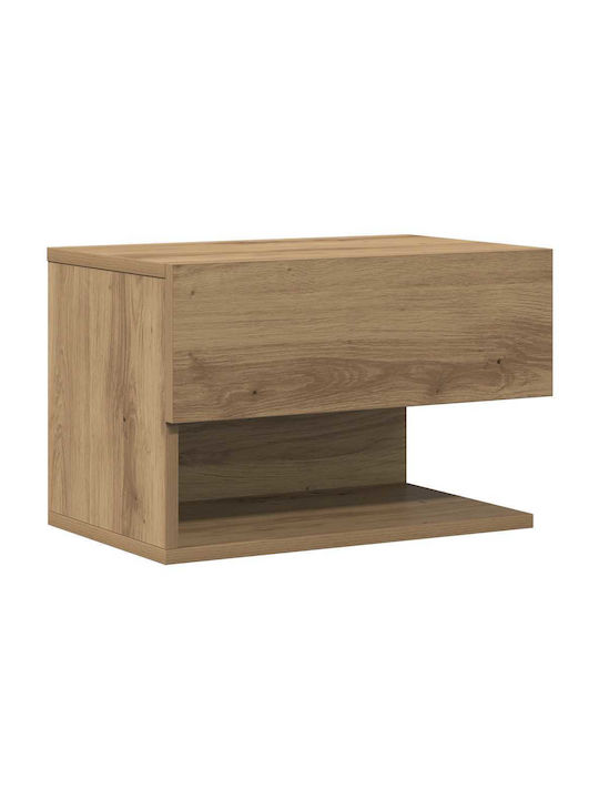 Wooden Brown Bedside Table 46x29.5x30cm