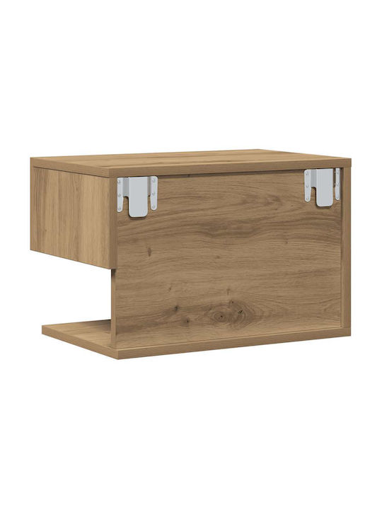 Wooden Brown Bedside Table 46x29.5x30cm
