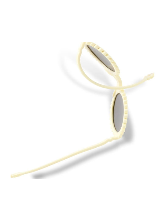 KiETLA Unbreakable Baby Sunglasses with Mirror Lens Yellow for 1-2 Years