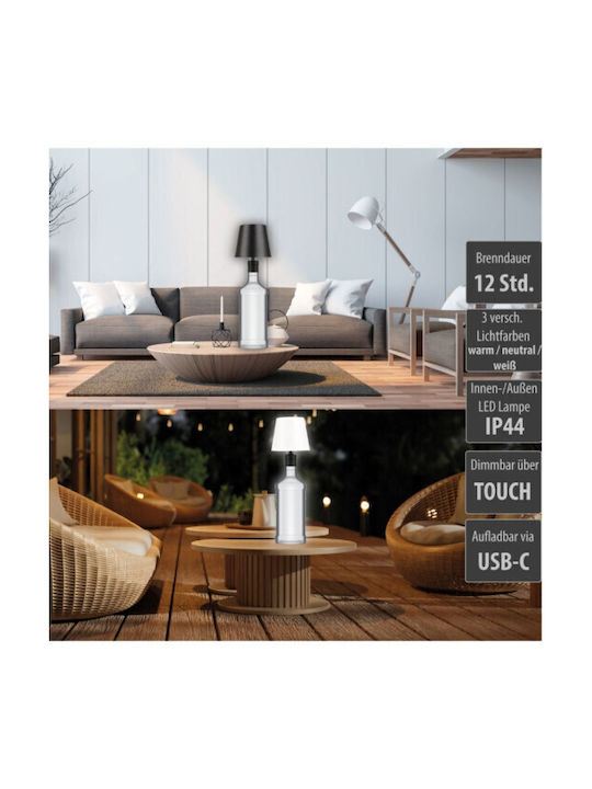Dekoratives Tischlampen LED Warmweiß Flasche 2x2.2cm