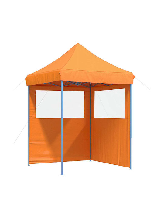 vidaXL Foldable Garden Gazebo Orange 2x2m