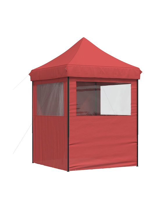 vidaXL Foldable Garden Gazebo Burgundy 2x2m