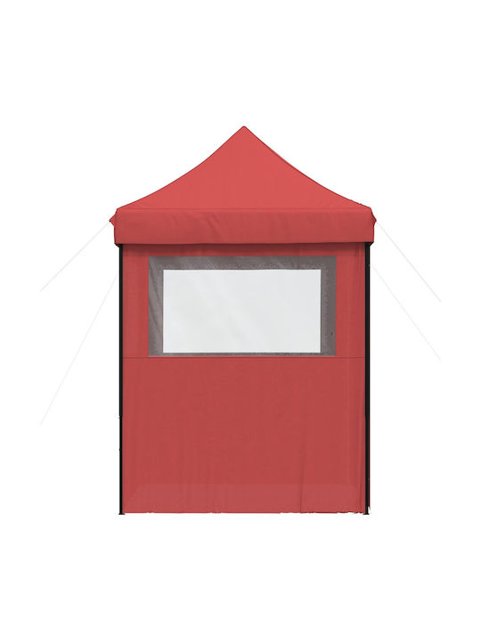 vidaXL Foldable Garden Gazebo Burgundy 2x2m