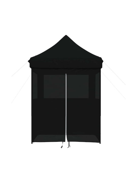 vidaXL Foldable Garden Gazebo Black 2x2m