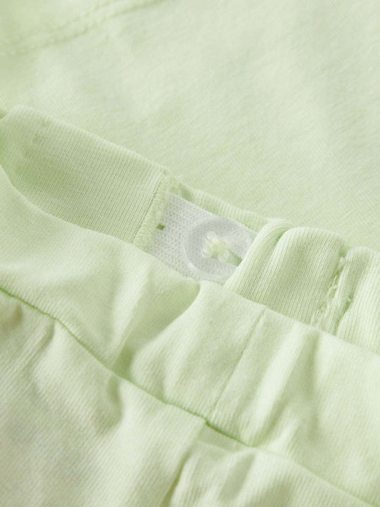 Pantaloni Scurți/Bermude Pentru Copii Din Țesătură Verde Deschis