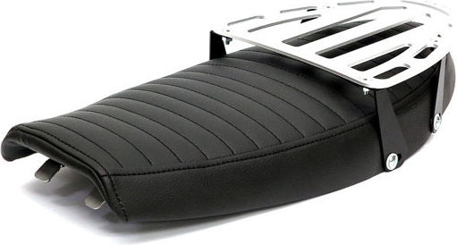 C-racer Sr400/500 Flat Cafe Racer Scrambler Seat Black