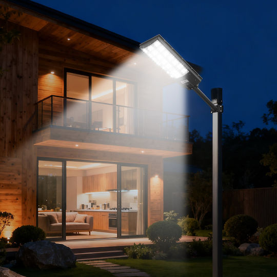 Vevor Set of 3 Solar Road Lights 8W 450lm with Motion Sensor Photocell and Remote Control IP65