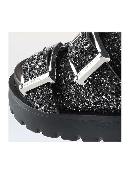 Ari Дамски Сандали Flatforms Черни