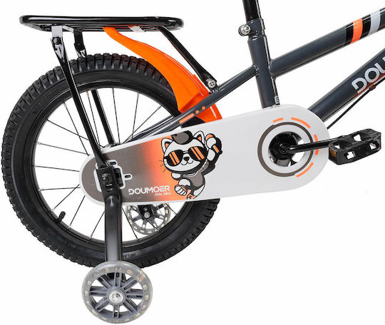 Action One 16" Kids Bicycle City Grey Arrow