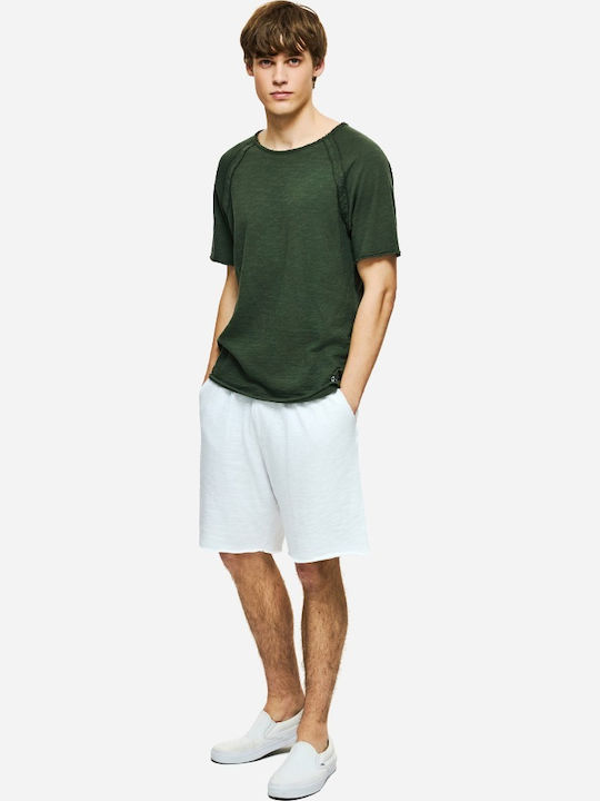 Men's White Bermuda