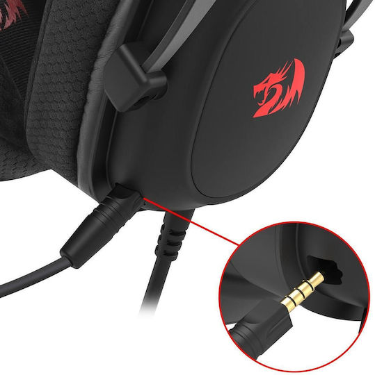 Redragon H510 Zeus Lite Over Ear Gaming Headset με σύνδεση 2x3.5mm