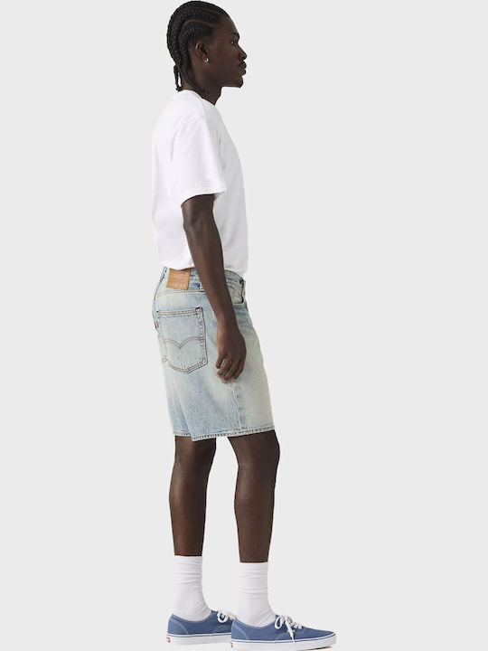 Men's Denim Shorts Light Aged Denim