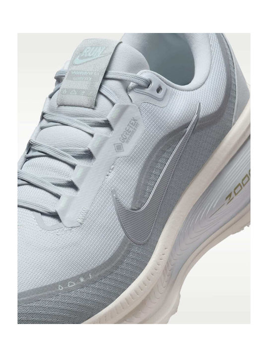 Vomero 18 GTX Men's Sport Shoes Running Waterproof With Gore-Tex Membrane Pure Platinum Light Pumice Barely Green Metallic Silver