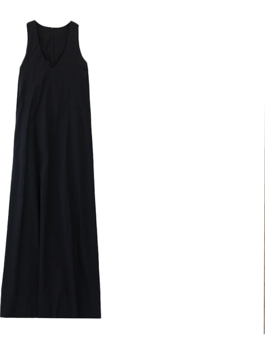 Sommer Maxi Damenkleid Schwarz