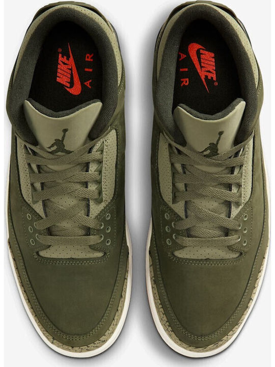 Air  3 Retro Мъжки Високи Каки Сникърси