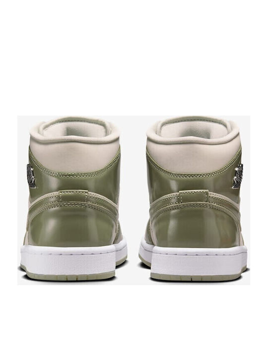 Air  1 Mid Se Damen Stiefel Grün