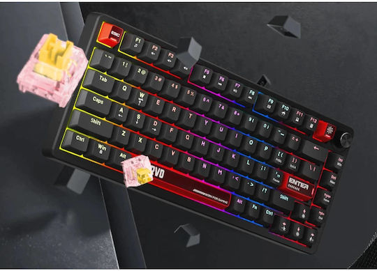 Marvo Arma 67 Gaming Μηχανικό Πληκτρολόγιο 65% με Custom διακόπτες και RGB φωτισμό (Αγγλικό US)