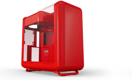 HYTE X50 Gaming Midi-Turm Computergehäuse mit Seitenfenster Wild Cherry