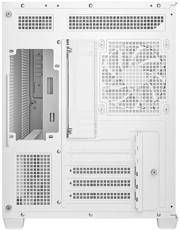 Deepcool CG330 3F Gaming Мини Кула Кутия За Компютър Със Страничен Прозорец И ARGB Осветление Бяла