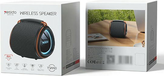 Yesido Ηχείο Bluetooth 8W Μαύρο YSW40