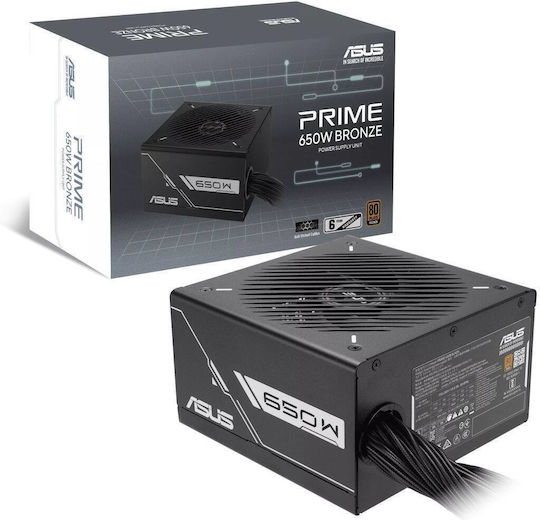 Asus Prime 650W Black Computer Power Supply Full Wired 80 Plus Bronze