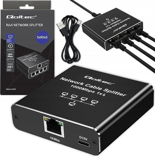Qoltec Splitter 1pcs